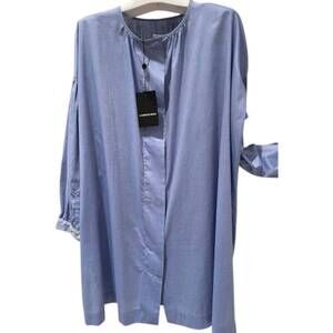 NEW LAURENCE BRAS women's tulipe top in blue